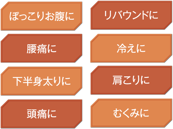 様々なお悩みを改善していきます。